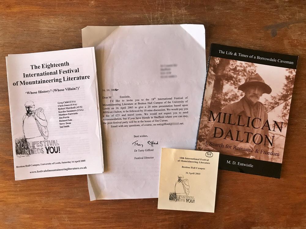 Material from the 2005 International Festival of Mountaineering Literature