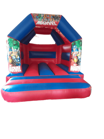 Superheroes Inflatable Bouncy Castle Hire
