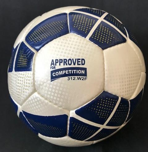 Orden Match Football  Size 5  RRP £ 40.00 Now £ 14.00 White /navy/gold