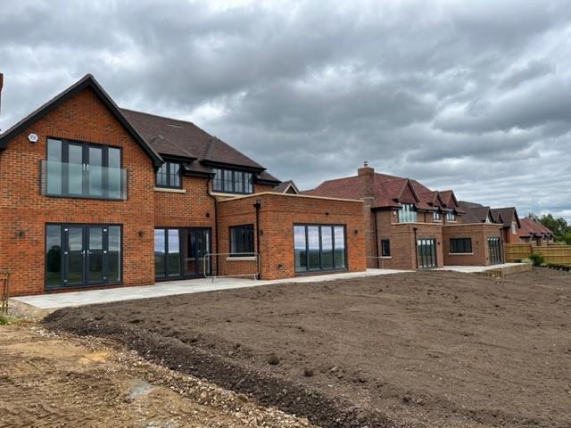 5 plot development of new build houses, we supplied and fitted all windows and doors