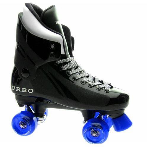 Ventro Pro Turbo Quad Roller Skate Colour: Black/Royal Blue