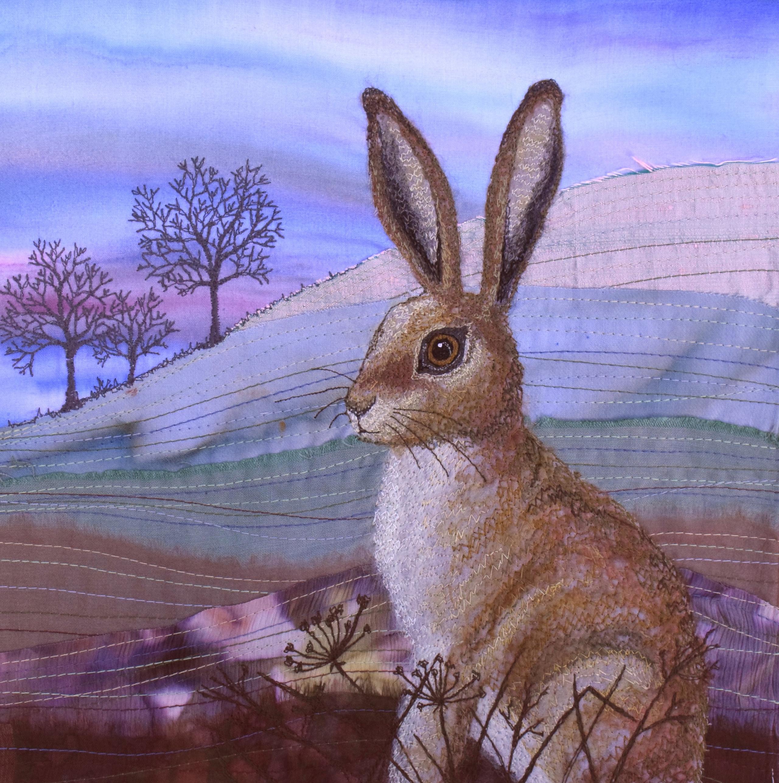Hilltop Hare- Framed Print
