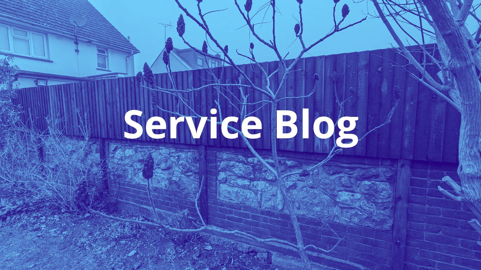 Why do a Service blog? Our story