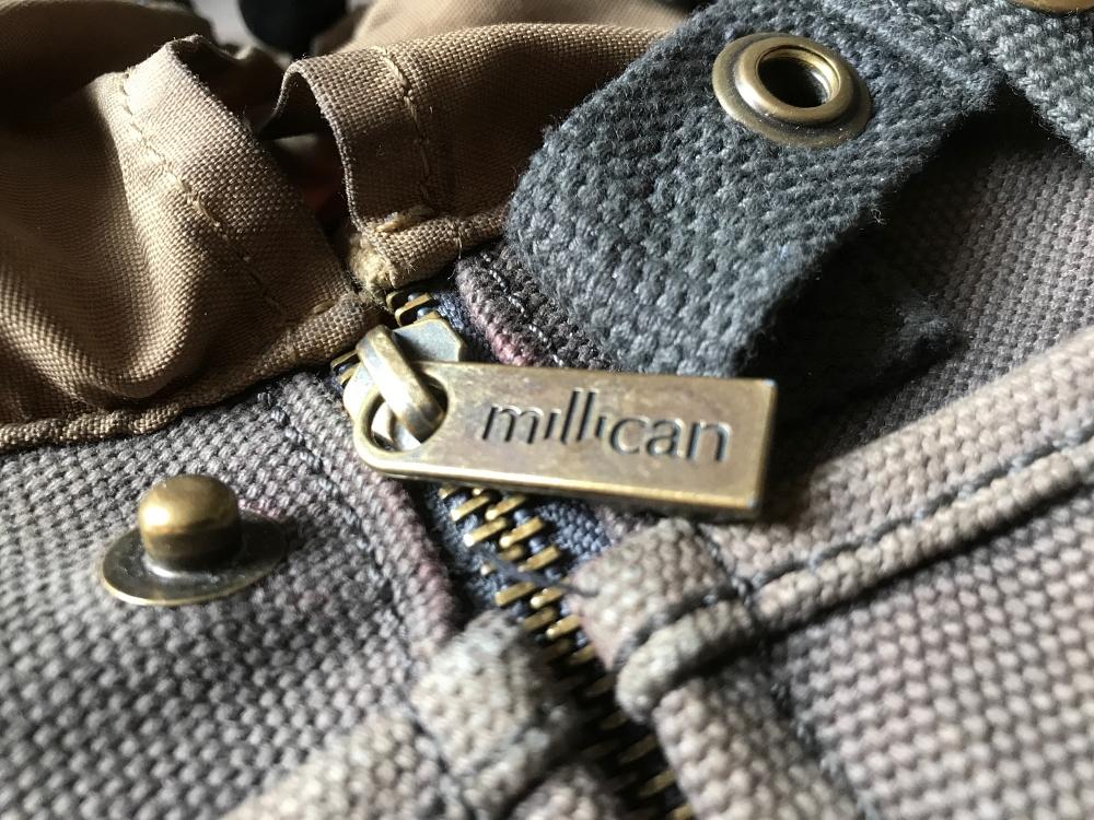 Close-up of a rucksack by Millican Ltd