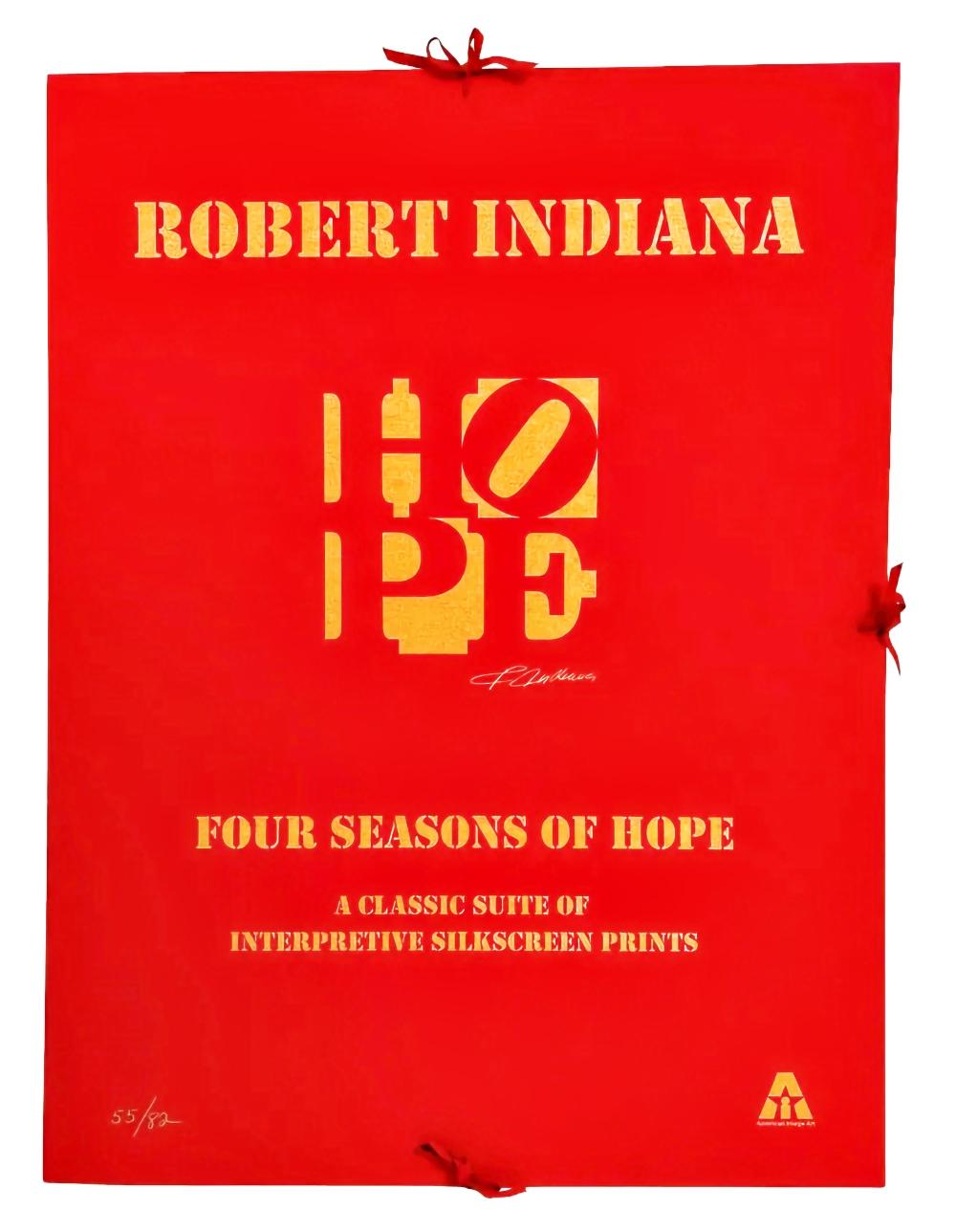 Robert Indiana - Four Seasons of Hope (Gold portfolio)