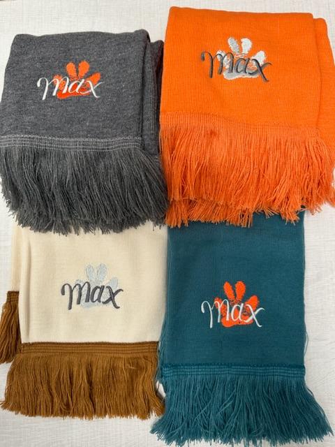 Max Out Embroidered Scarf