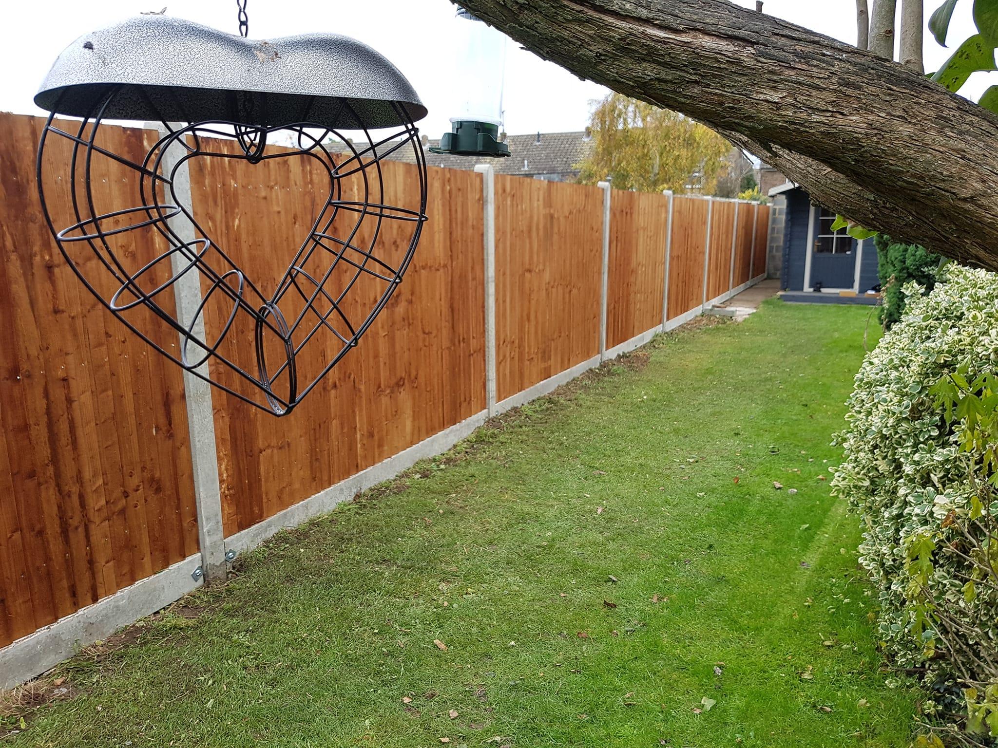 Fencing installed on Rainham