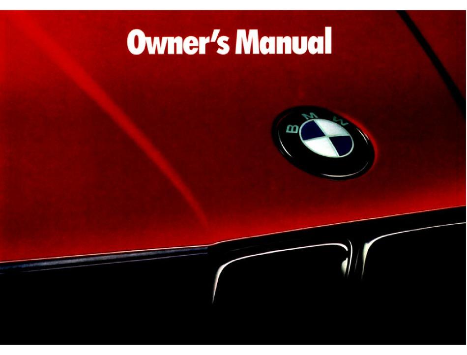 Heres a free link to a PDF Conversion of an e30 owners manual