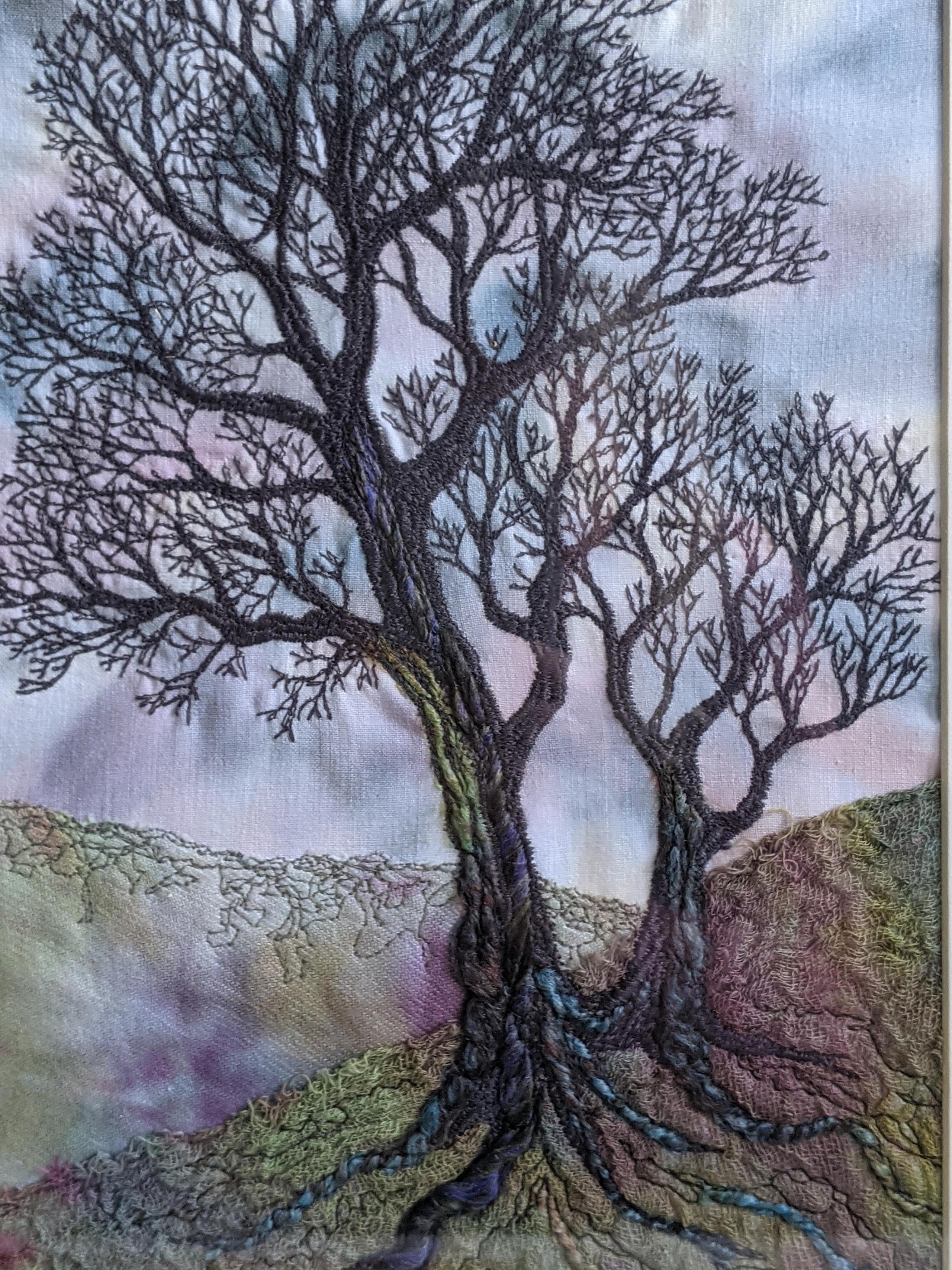 Beech Tree on Exmoor - Textile Picture