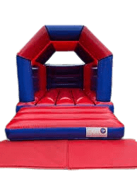 Red Blue Inflatable Bouncy Castle Hire