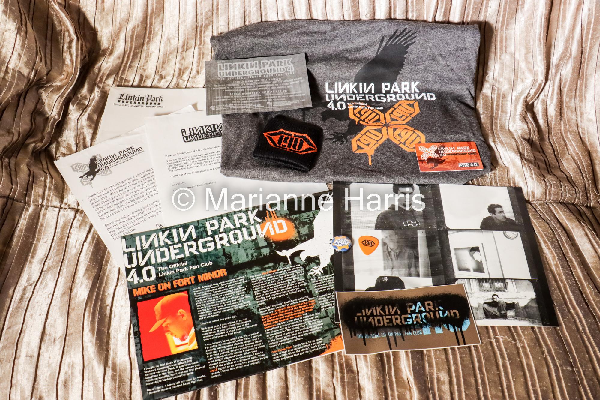 Linkin Park Underground 4 membership package, without CD