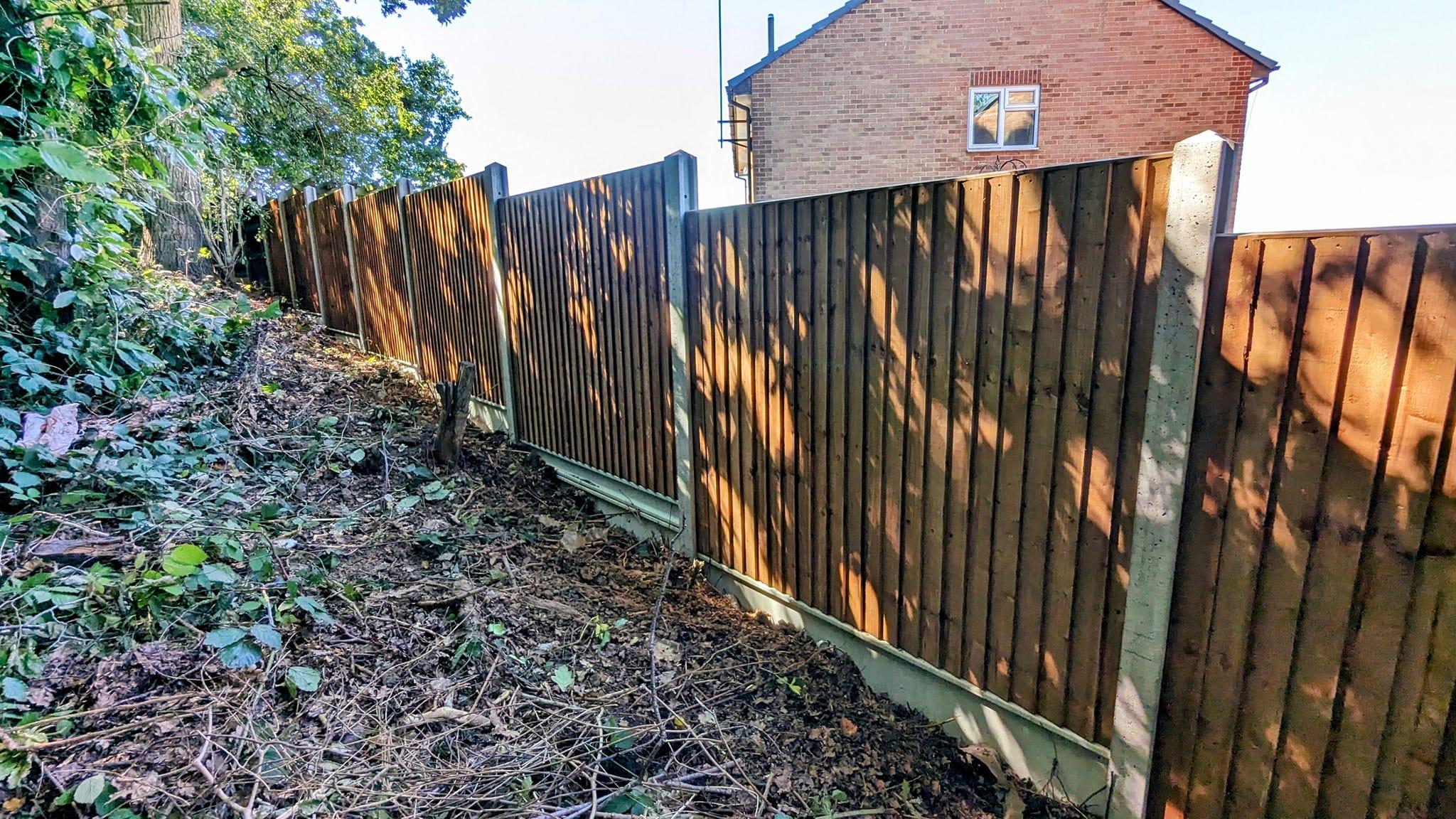 with concrete posts and gravelboards, Fencing in Cliffe woods