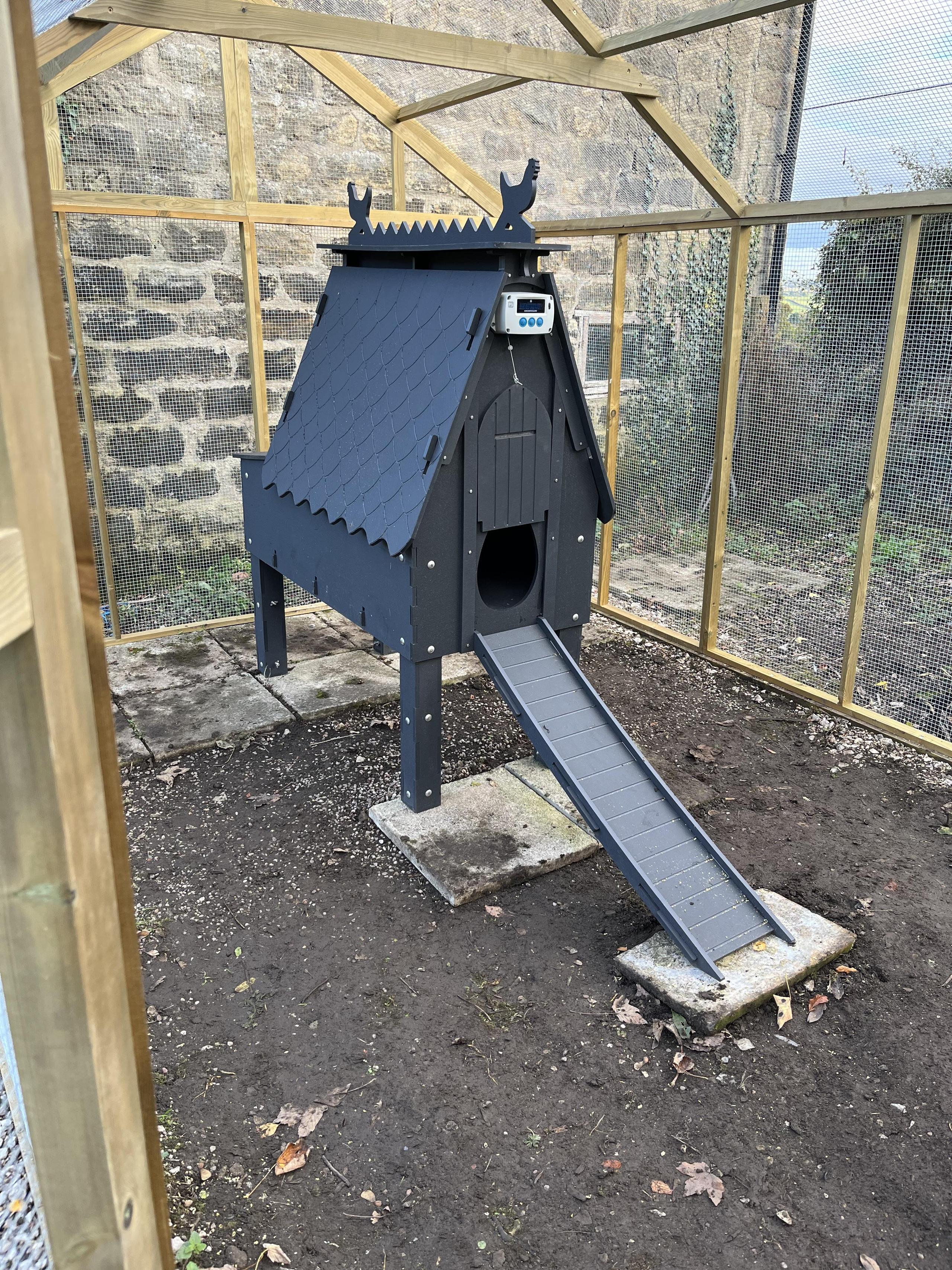 A coop delivered and assemble for a customer in Derbyshire