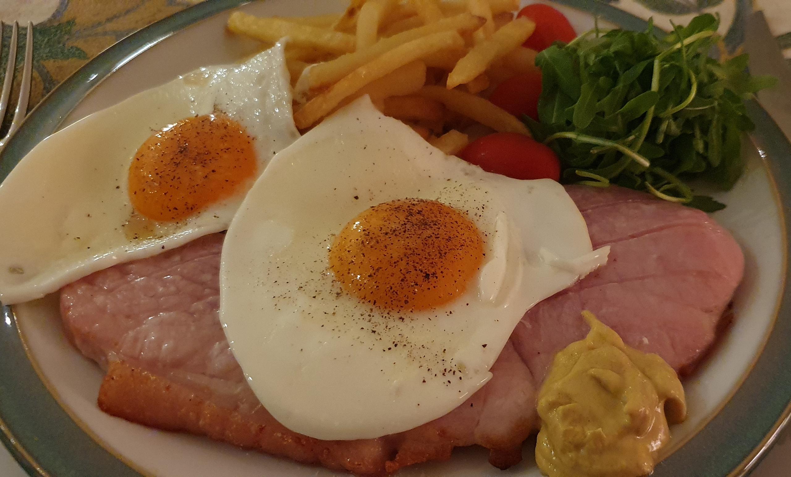 Gammon, Egg & Chips Brunch