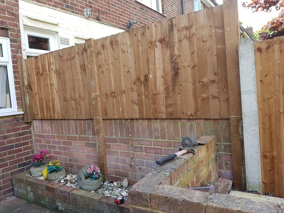 fencing on a wall in strood
