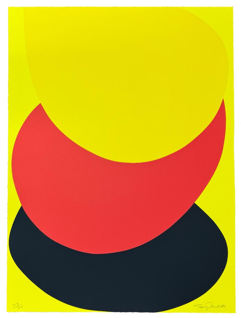 Terry Frost - Suspended Red, Yellow and Black