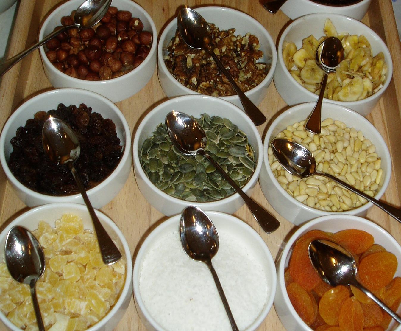 Seeds, Nuts & dried Fruits