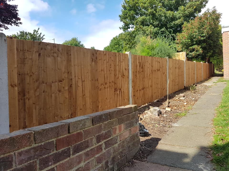 repaired fencing strood