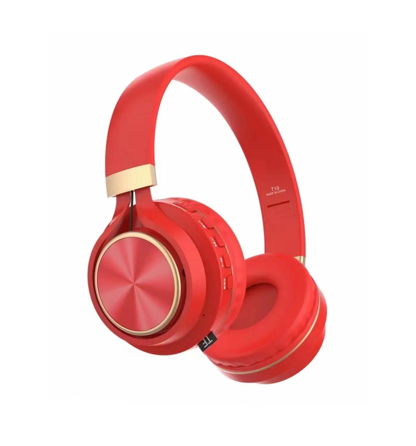 Bluetooth Headphones Red