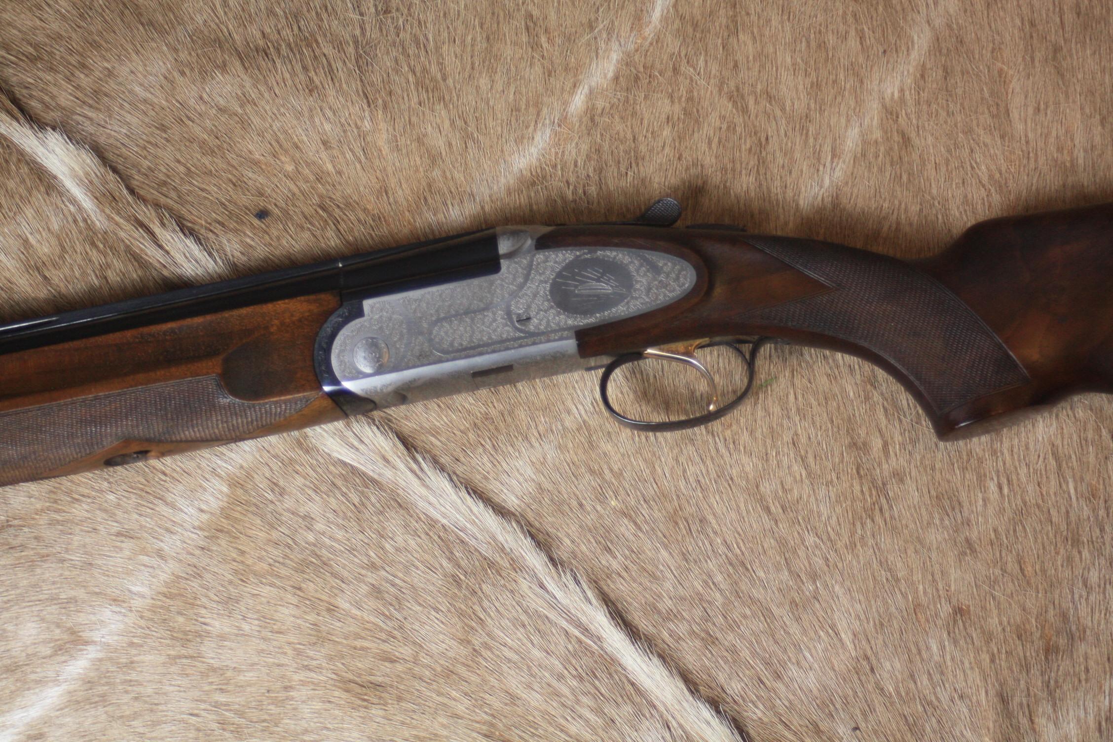 LINCOLN 12-BORE (3IN.) 'NO.2' SINGLE-TRIGGER SIDEPLATED OVER AND UNDER EJECTOR