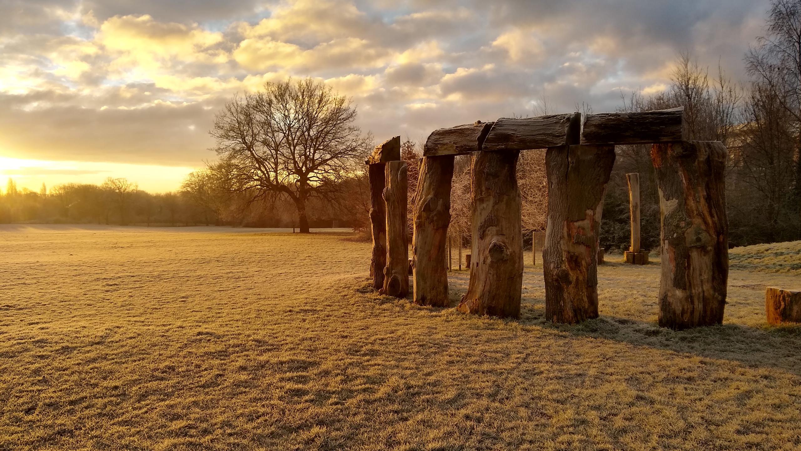 Early morning at the Henge Jan 2021