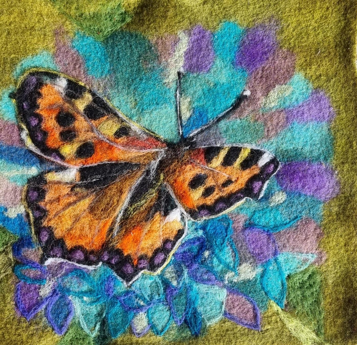 Butterfly on Hydrangea