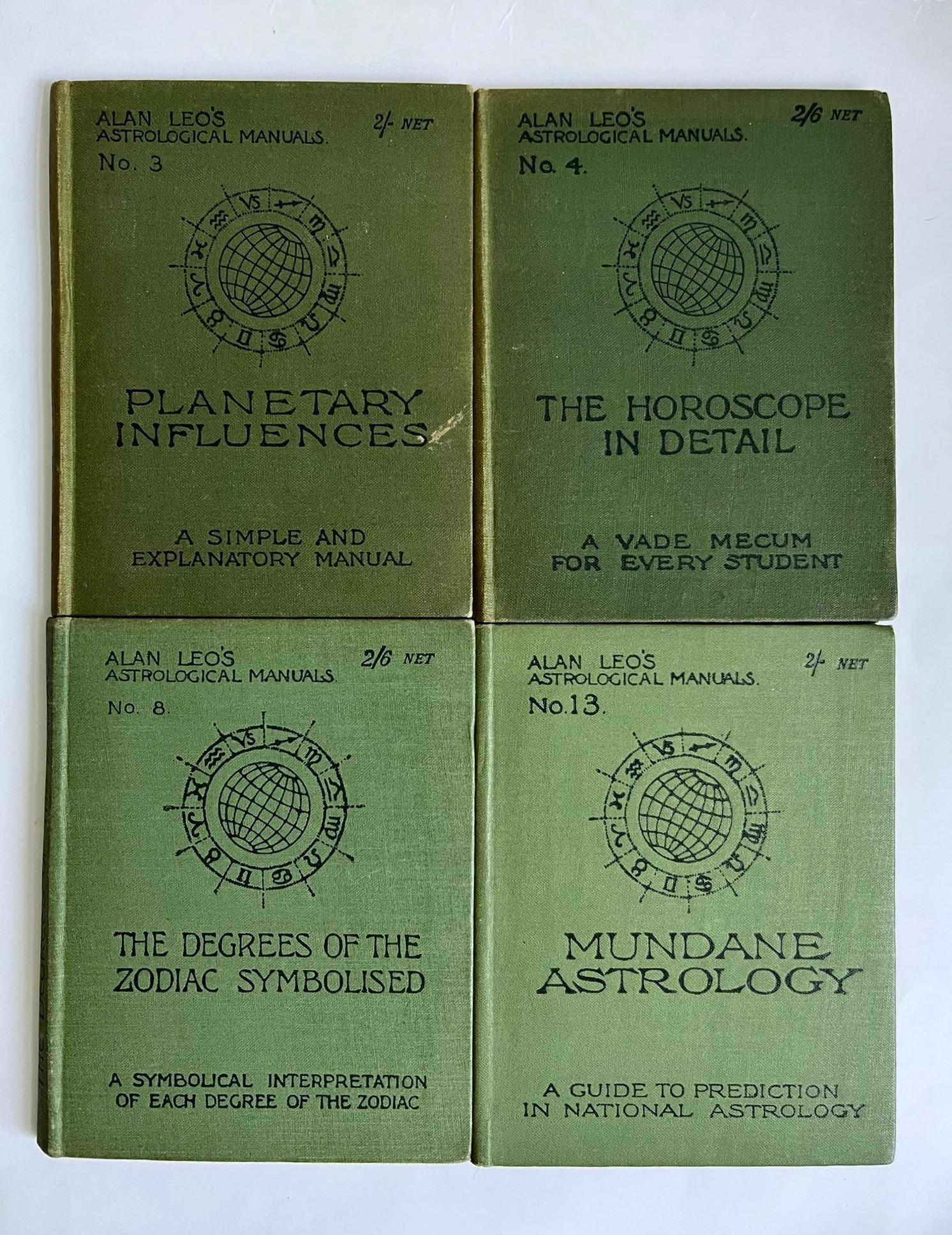 Alan Leo's Astrological Manuals x 5
