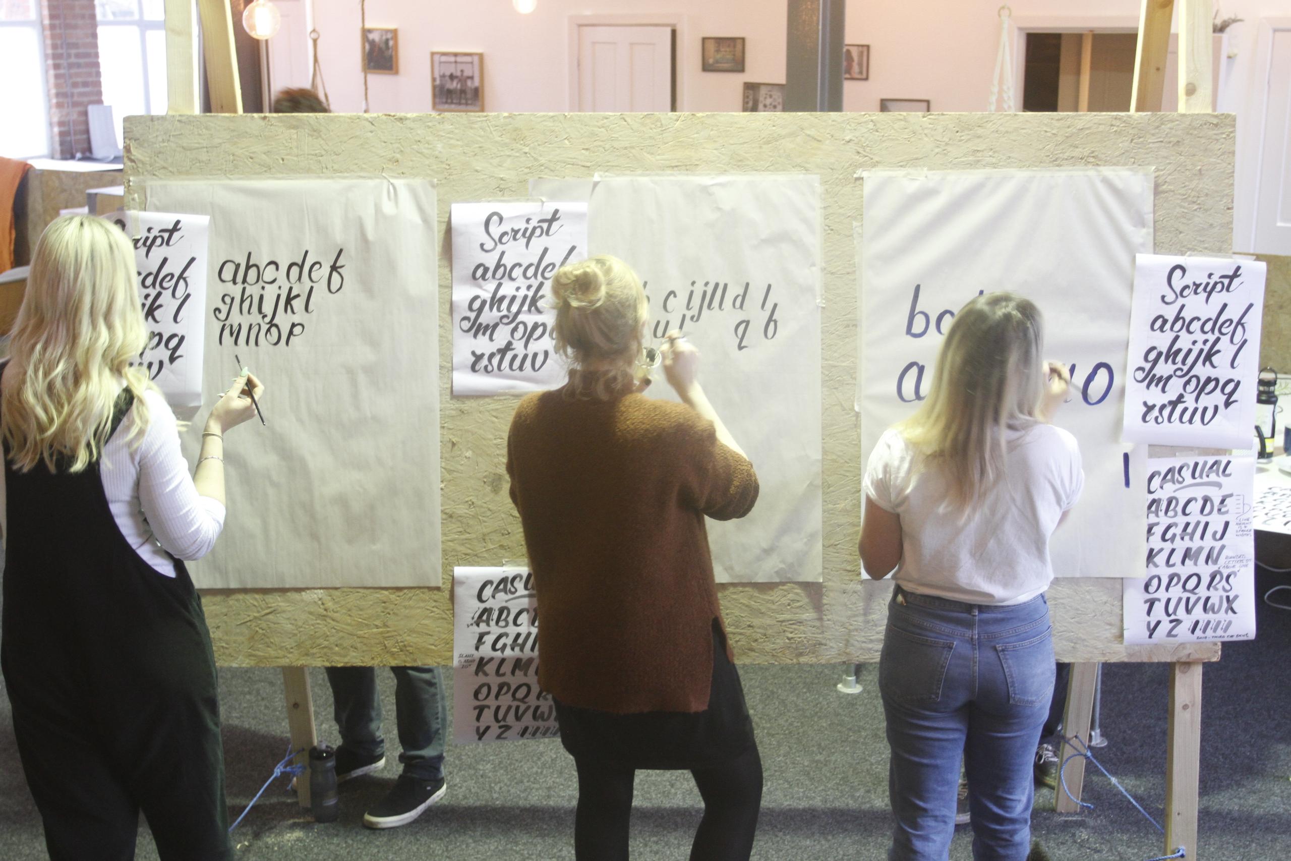 SIGNPAINTING COURSE- 'Introduction to block and script lettering' 15th September 2024