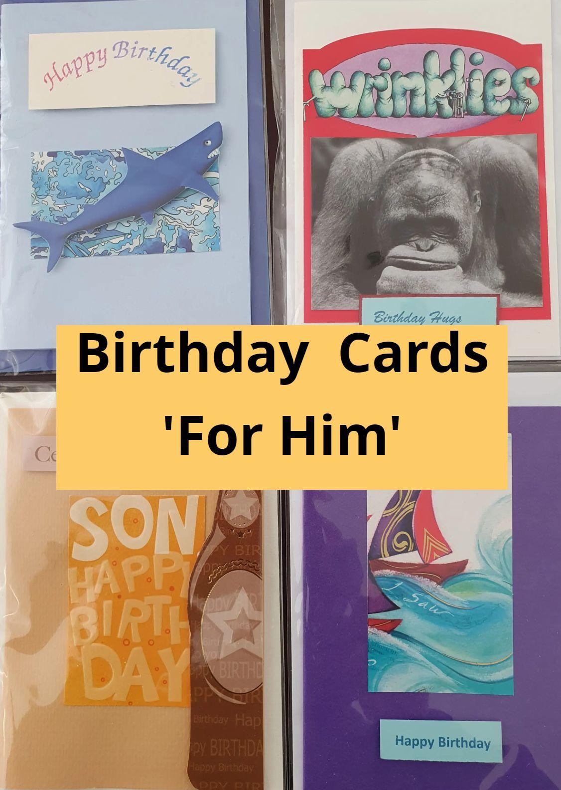 Birthday Card - Pack of 4