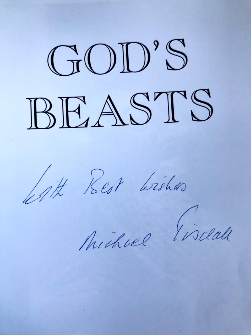 God's Beasts: Identify & Understand Animals In Church Carvings by M. W. Tisdall Signed Copy