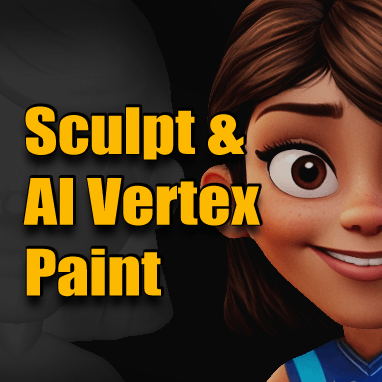 Sculpt and AI Vertex Paint
