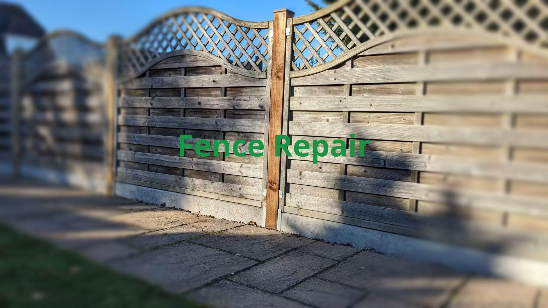 Fence Repairs Near Me – Sheridan Fencing