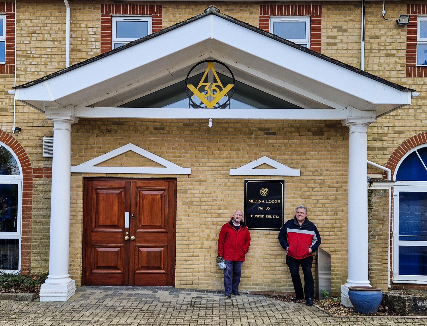 Lodge of St Augustine visit Isle of Wight