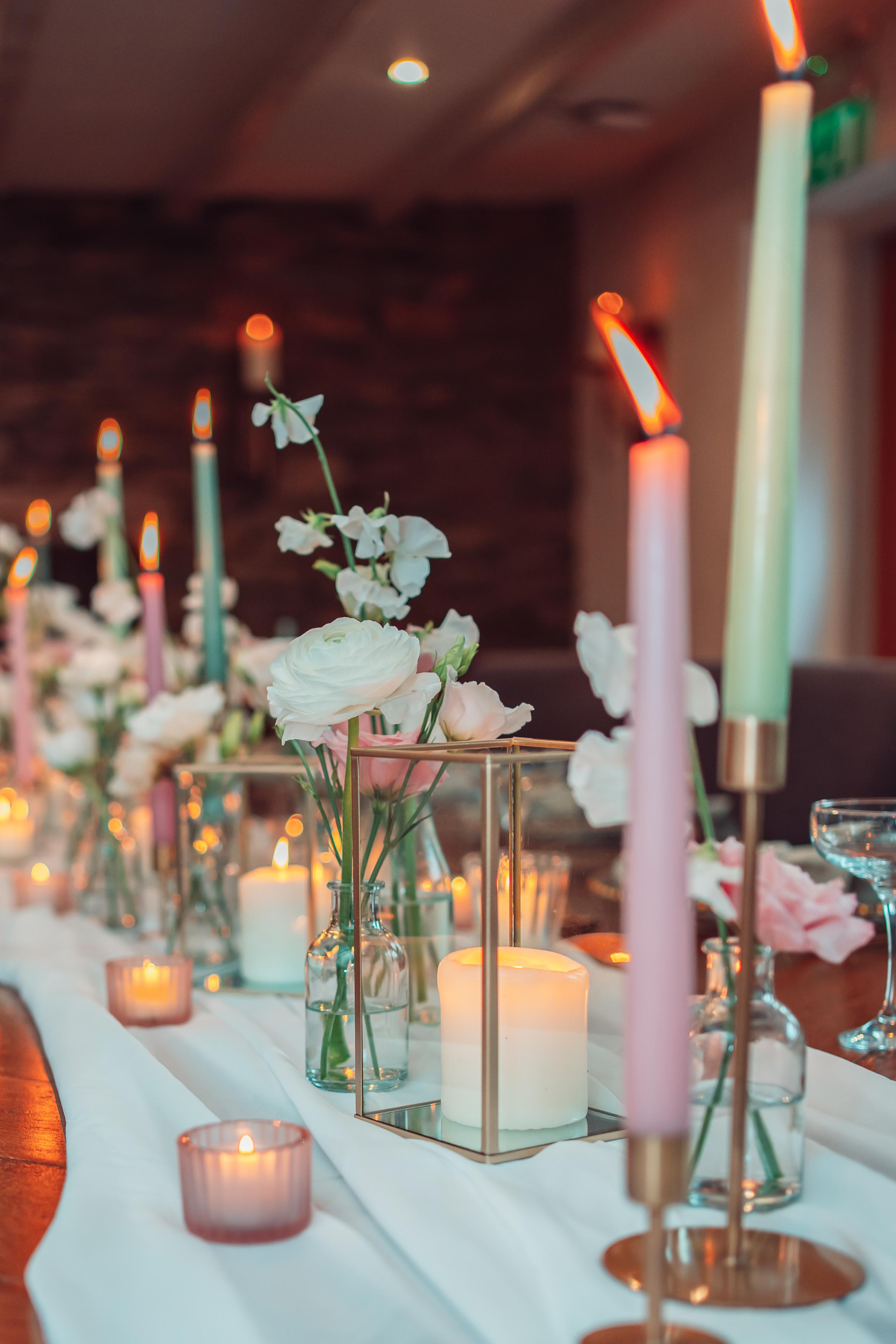 @sittingprettycumbria - Styling (Table Runner + Candles)   @westviewphoto21 - Photographer
