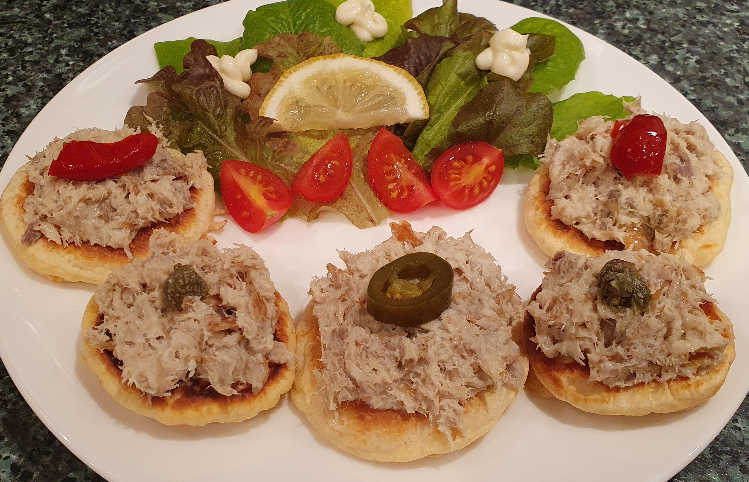 Crabmeat Pate Biscuits