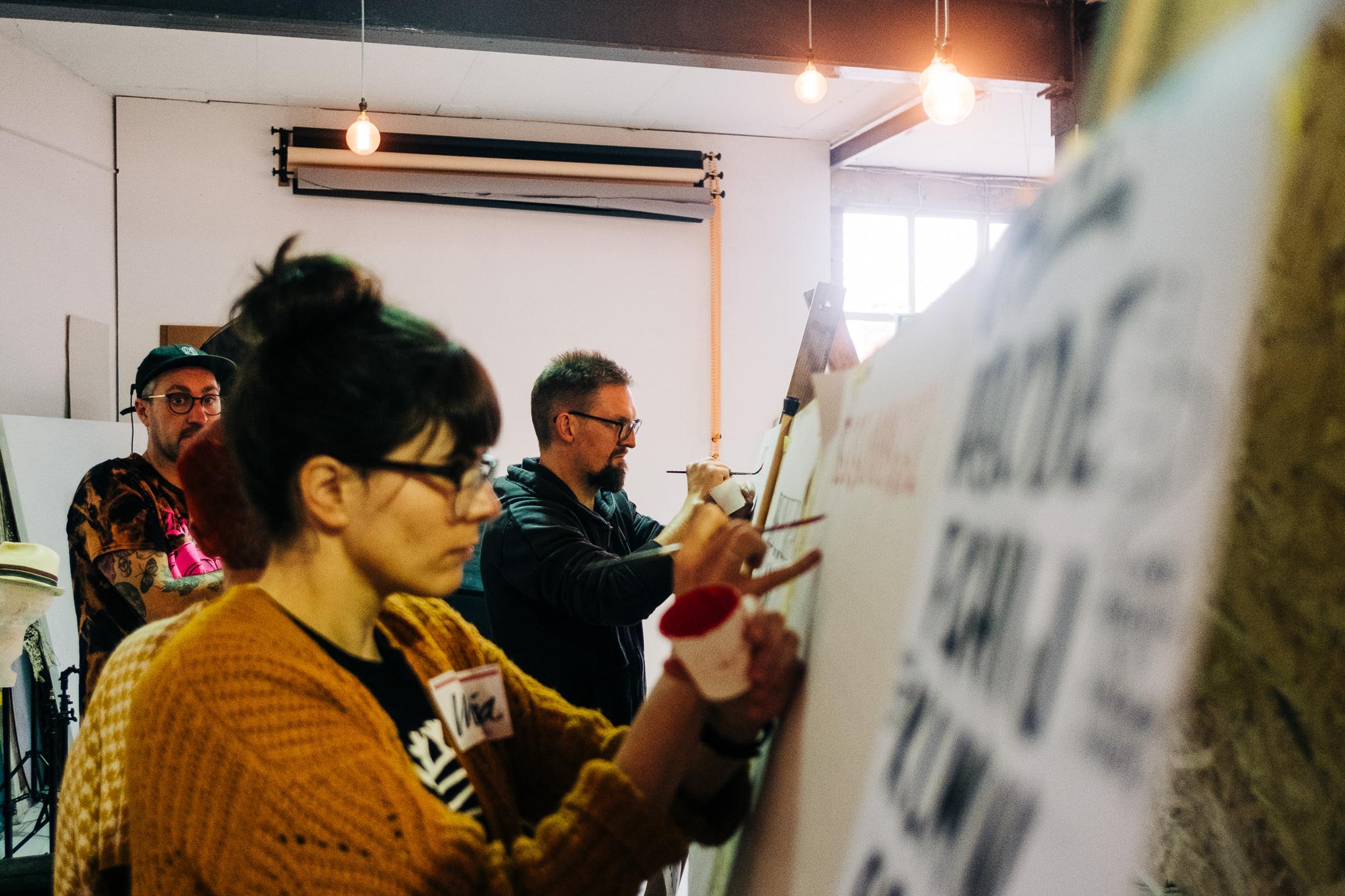 'INTRODUCTION TO SIGNPAINTING AND CASUAL LETTERING' Course. 16th April