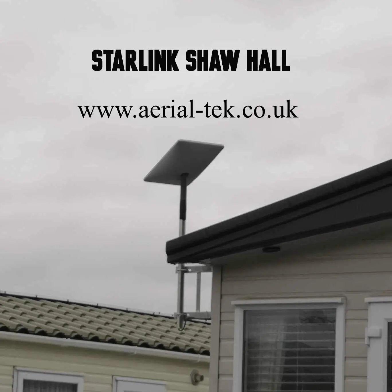 starlink, shaw hall caravan park,