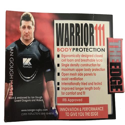 KooGa Warrior 111 Rugby Body Protecion IRB Approved Size Large Boys