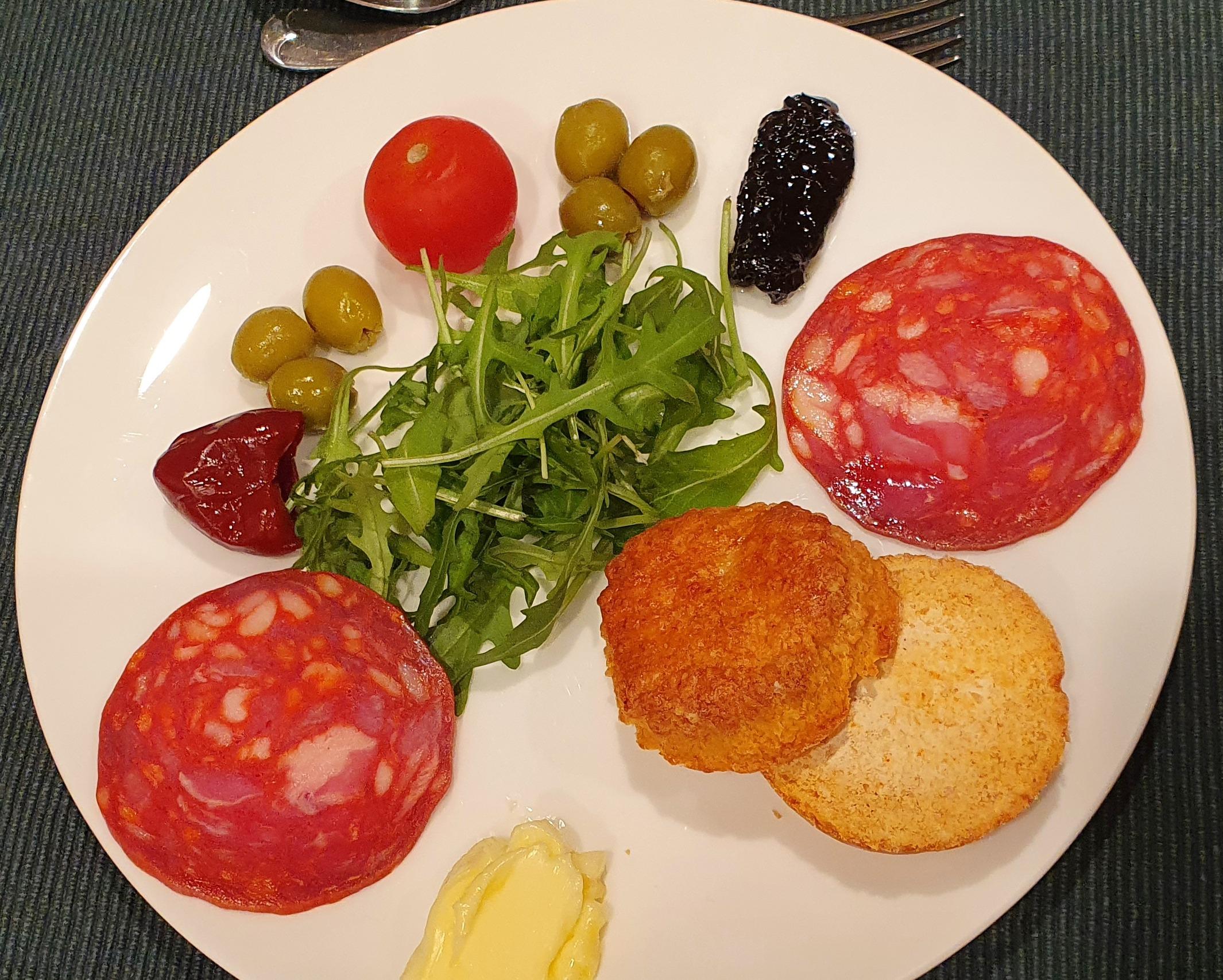 Salami & Parmesan Scone Platter