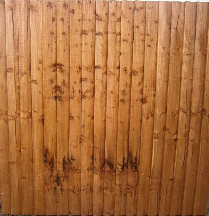 double sided featheredge/ closeboard fence panel