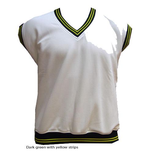 Mens Cricket Double layer Jumper V Neck Sleeveless & full sleeve