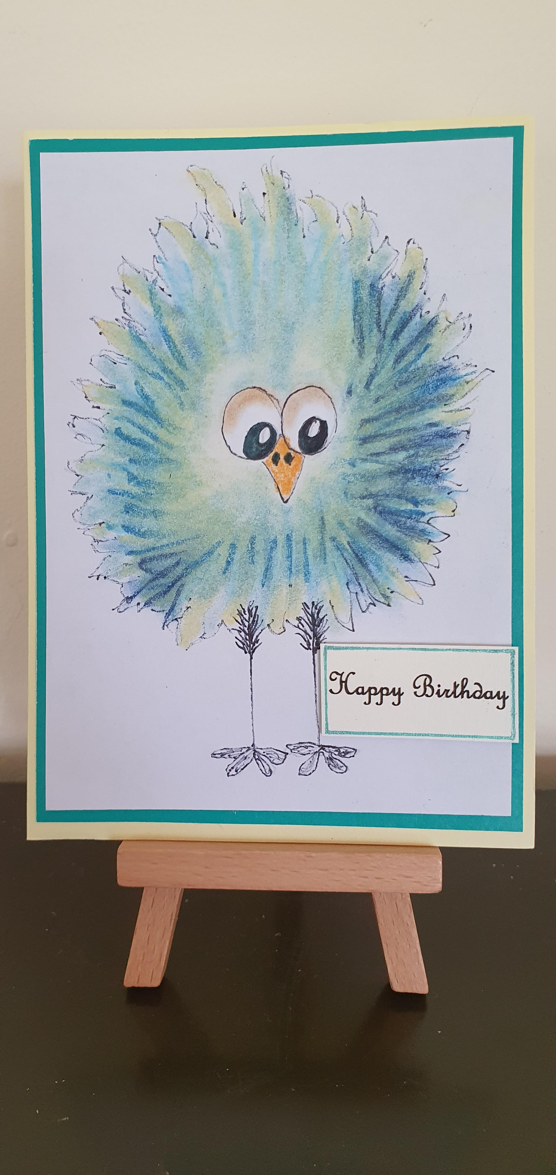 Doodle Bird Birthday Cards