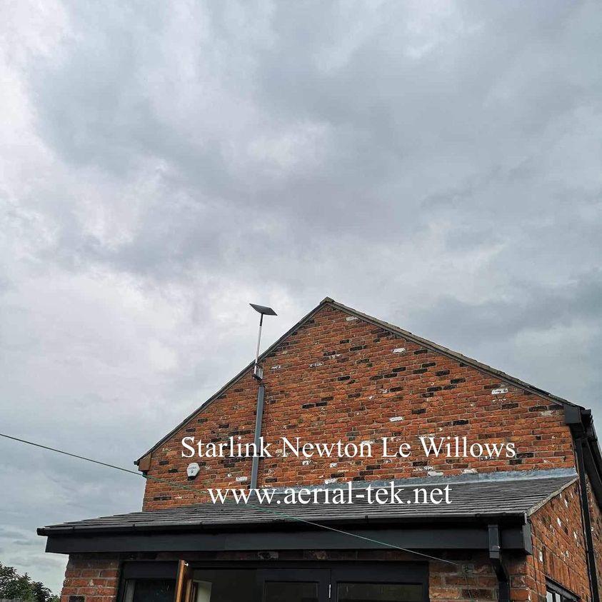 Starlink Installation Newton Le Willows