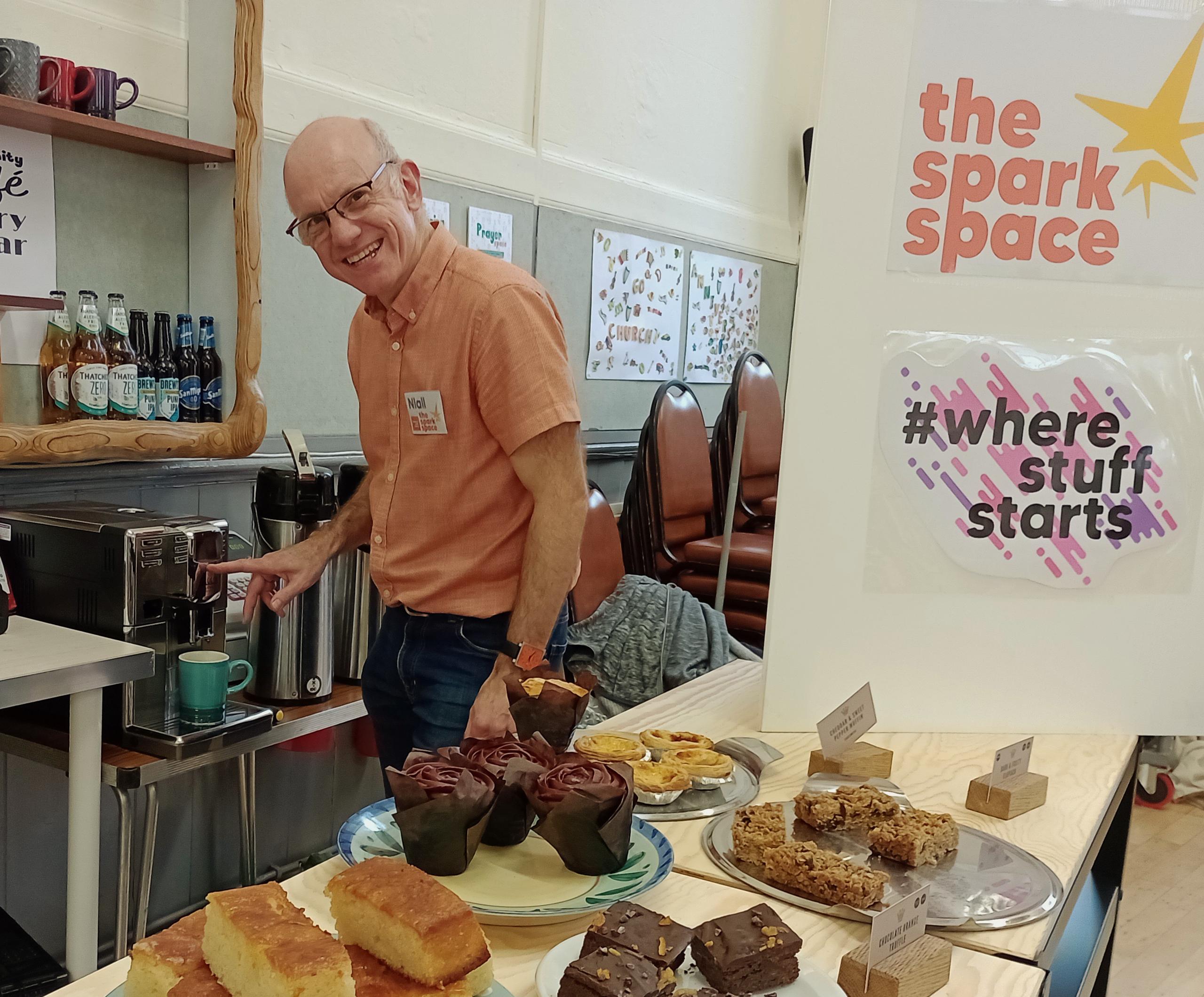 Community cafe and craft market at The Spark Space!