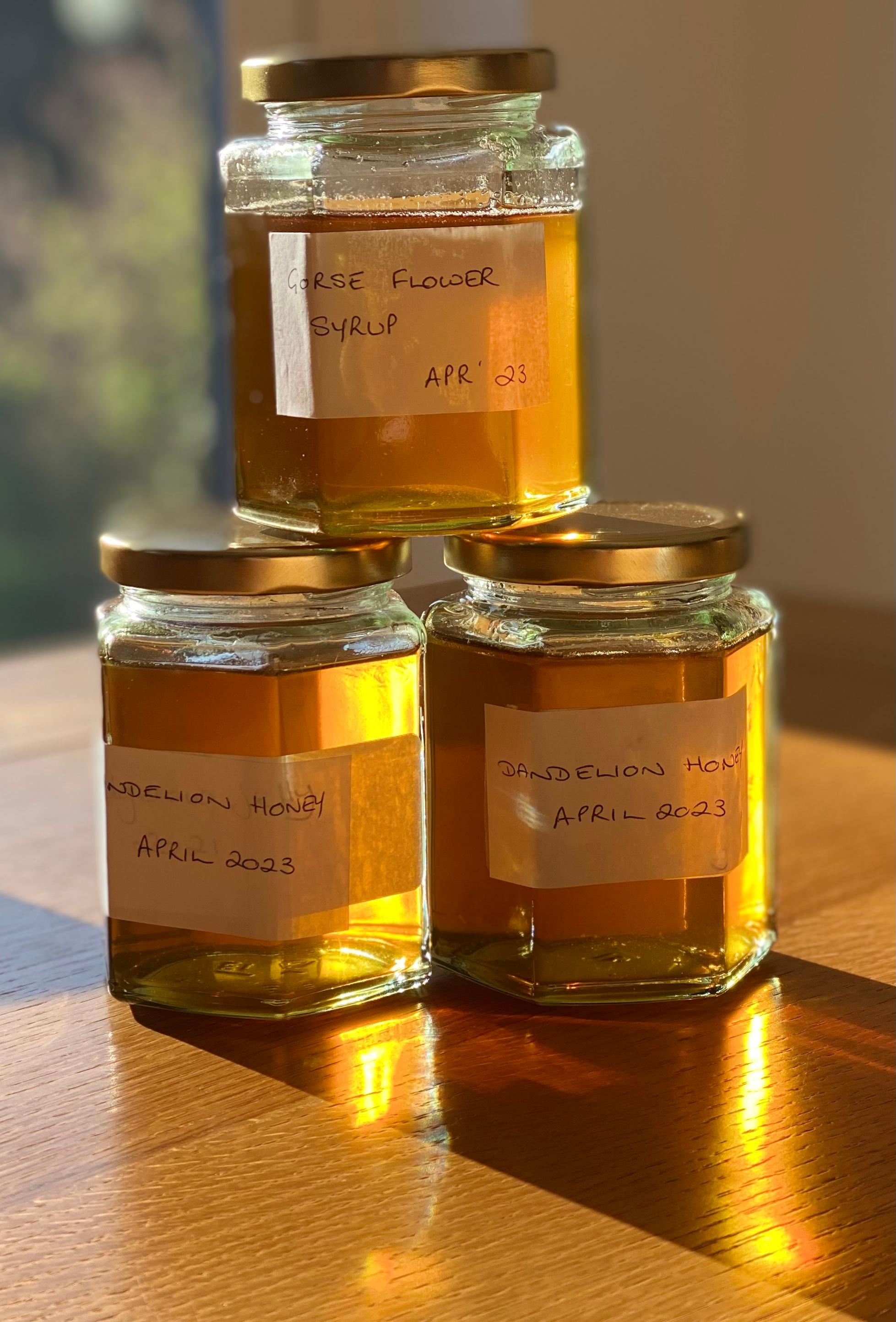 Dandelion "honey" recipe