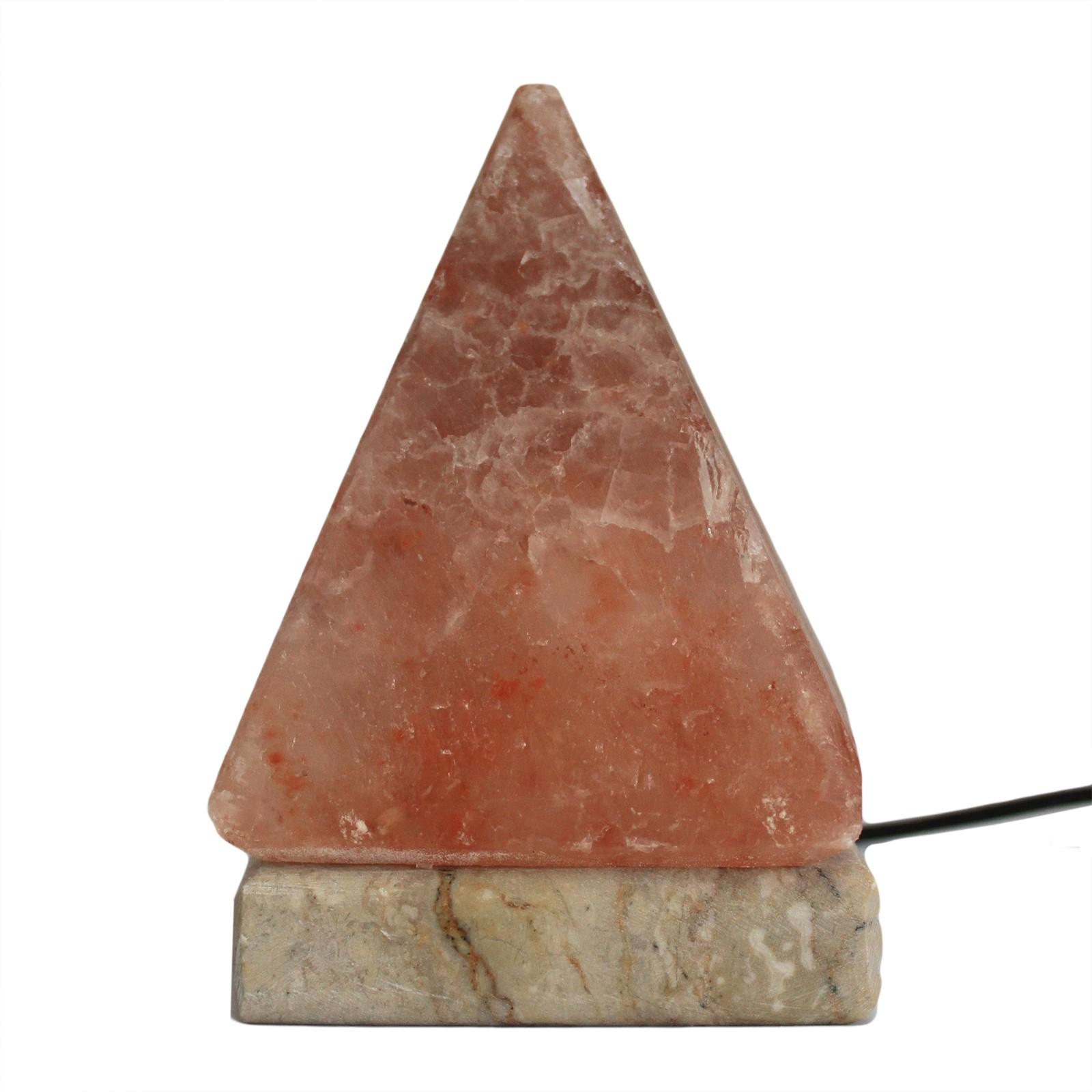 Quality USB Pyramid Salt Lamp - 9 cm