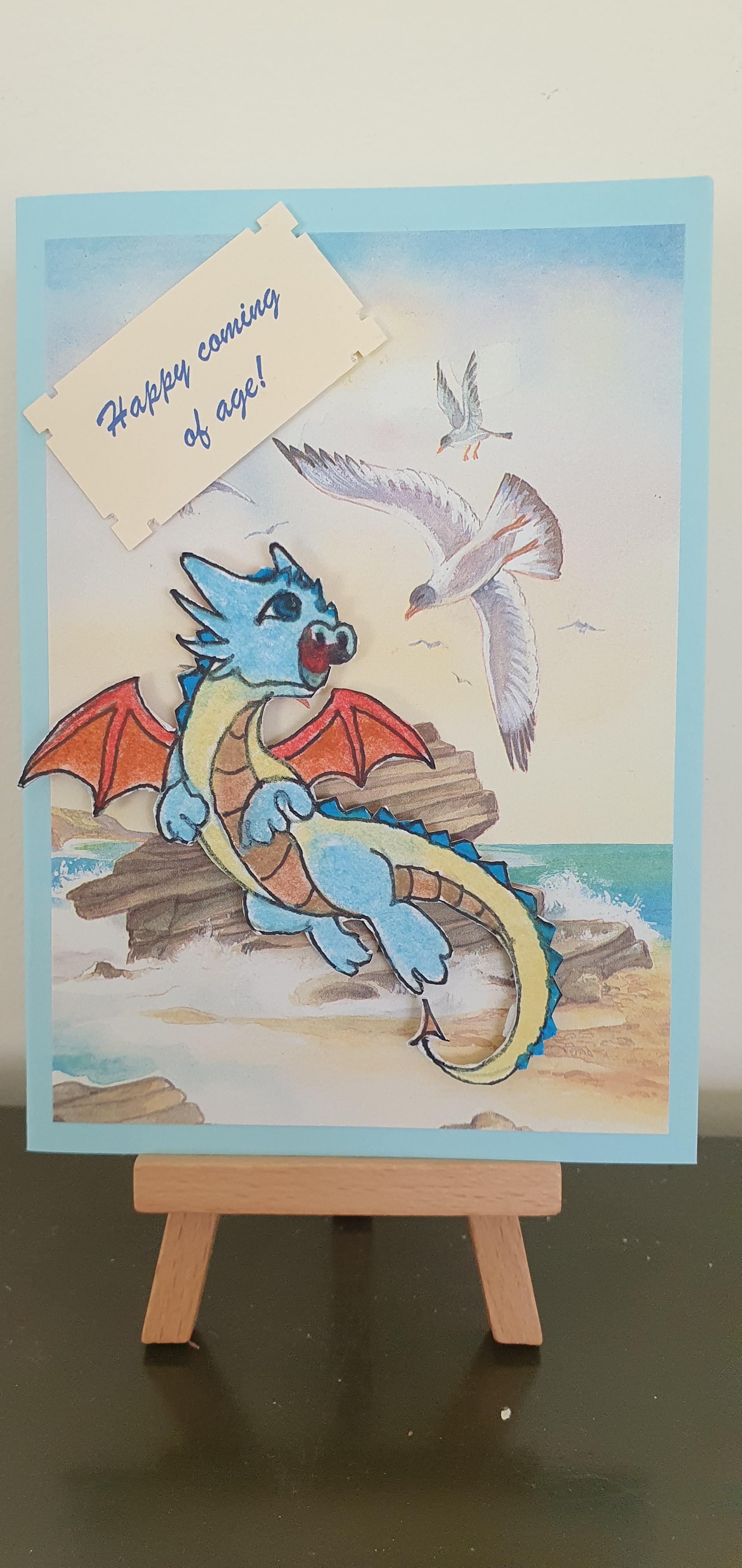 Dragon Art Mixed Card 4 pack