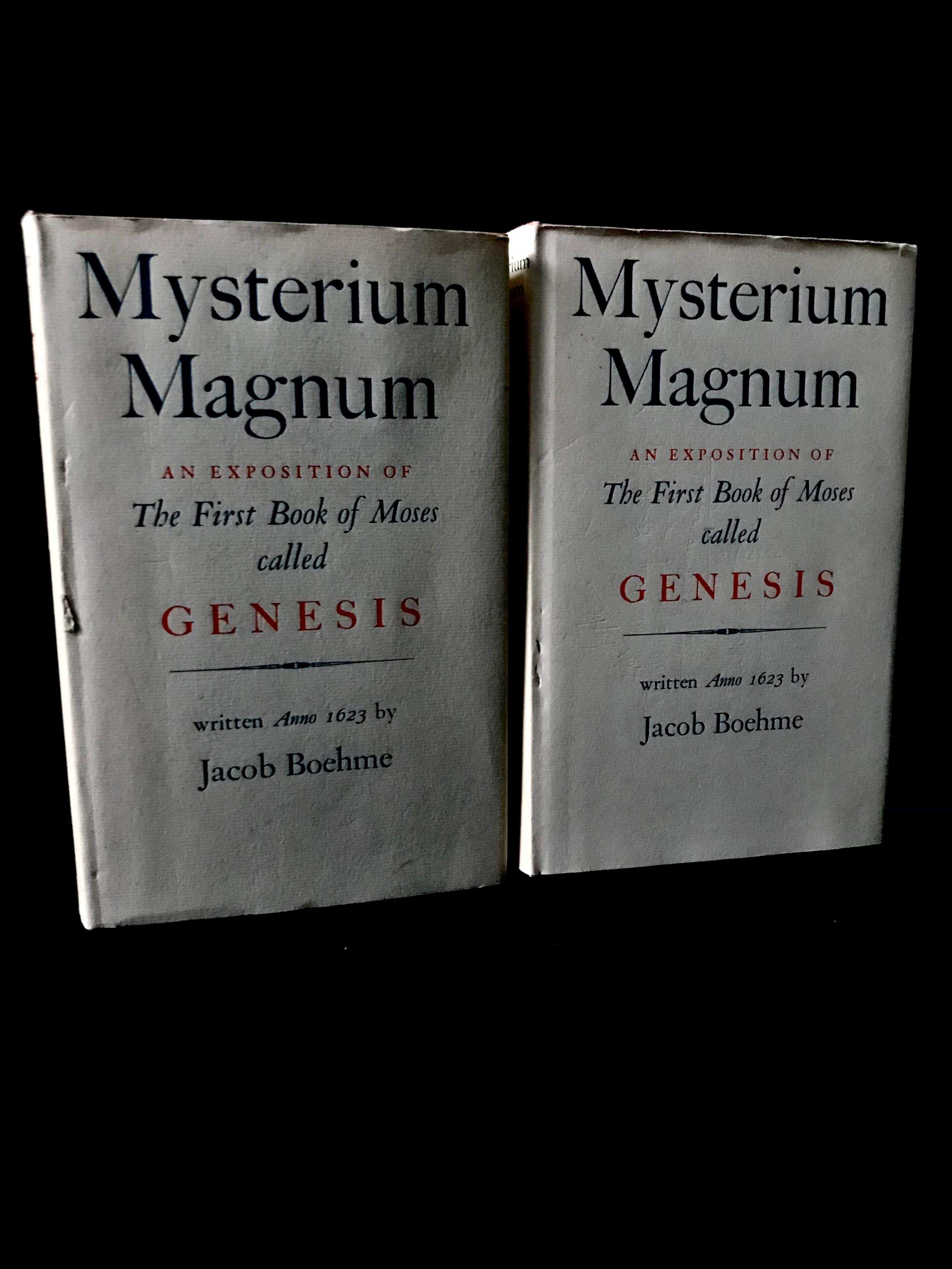 Mysterium Magnum: An Exposition of The First Book of Moses Called Genesis by Jacob Boehme