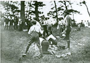 Sports day at Brownsea Island 1907