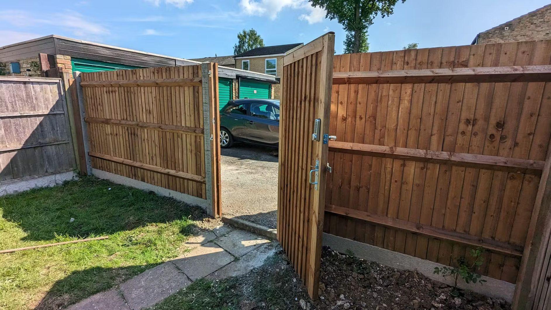 Closeboarding fence installed in Sittingbourne